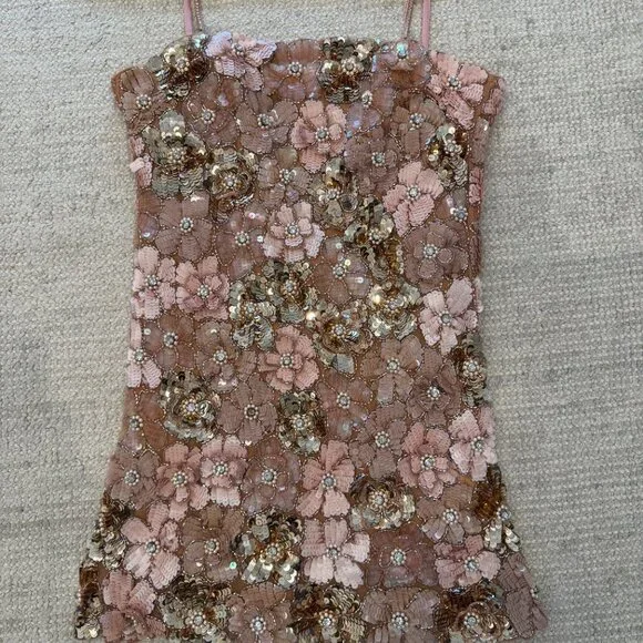 LoveShackFancy Aleria Mini Dress - Picture 2 of 6